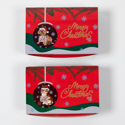 Precious Pets Shatterproof Christmas Ornaments - Set of 6