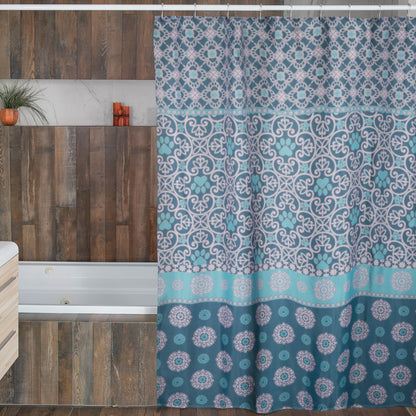 Pawsitively Pretty Shower Curtain with 12 Hooks