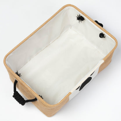 Paw Print Storage Basket with Handles