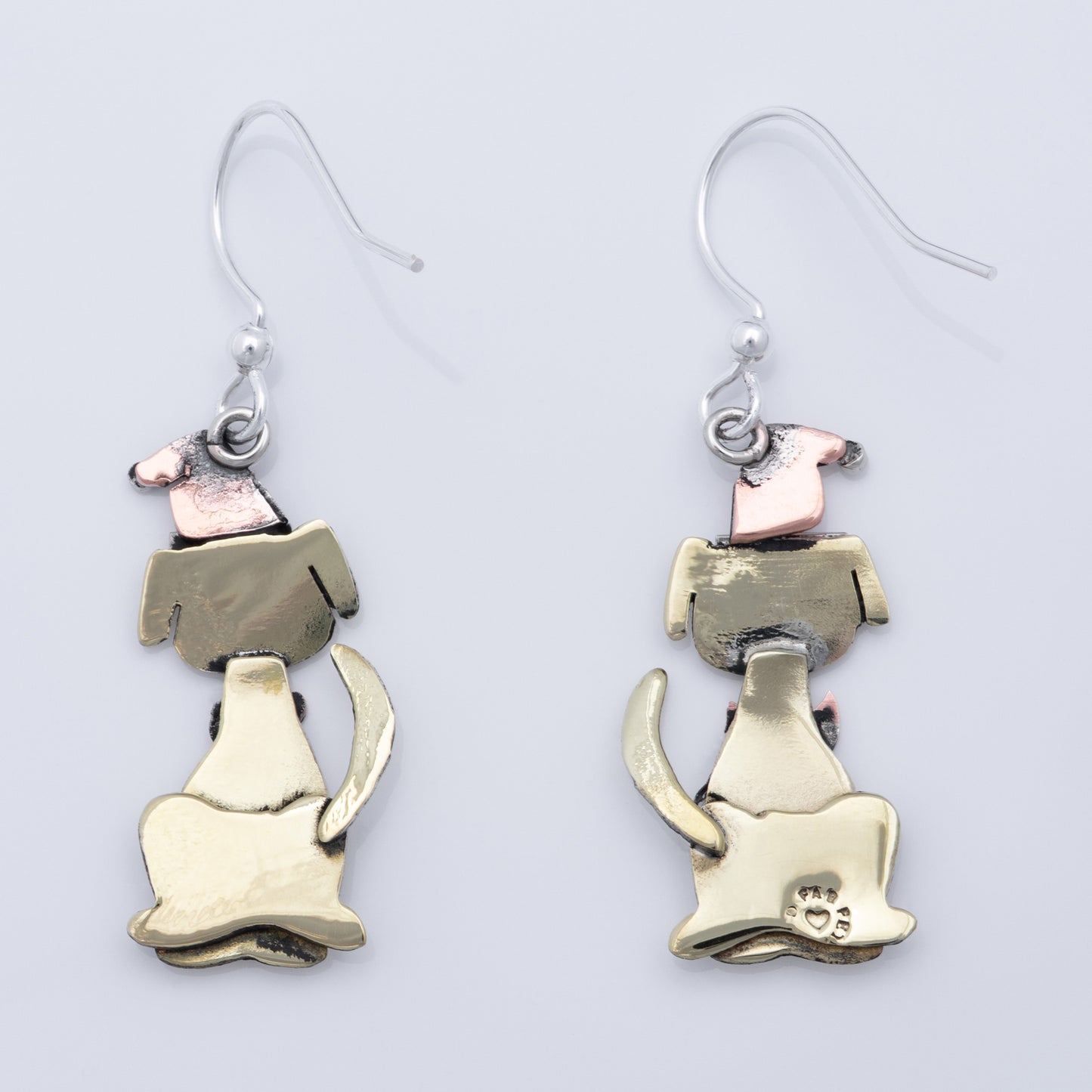 Holiday Pet Mixed Metal Earrings