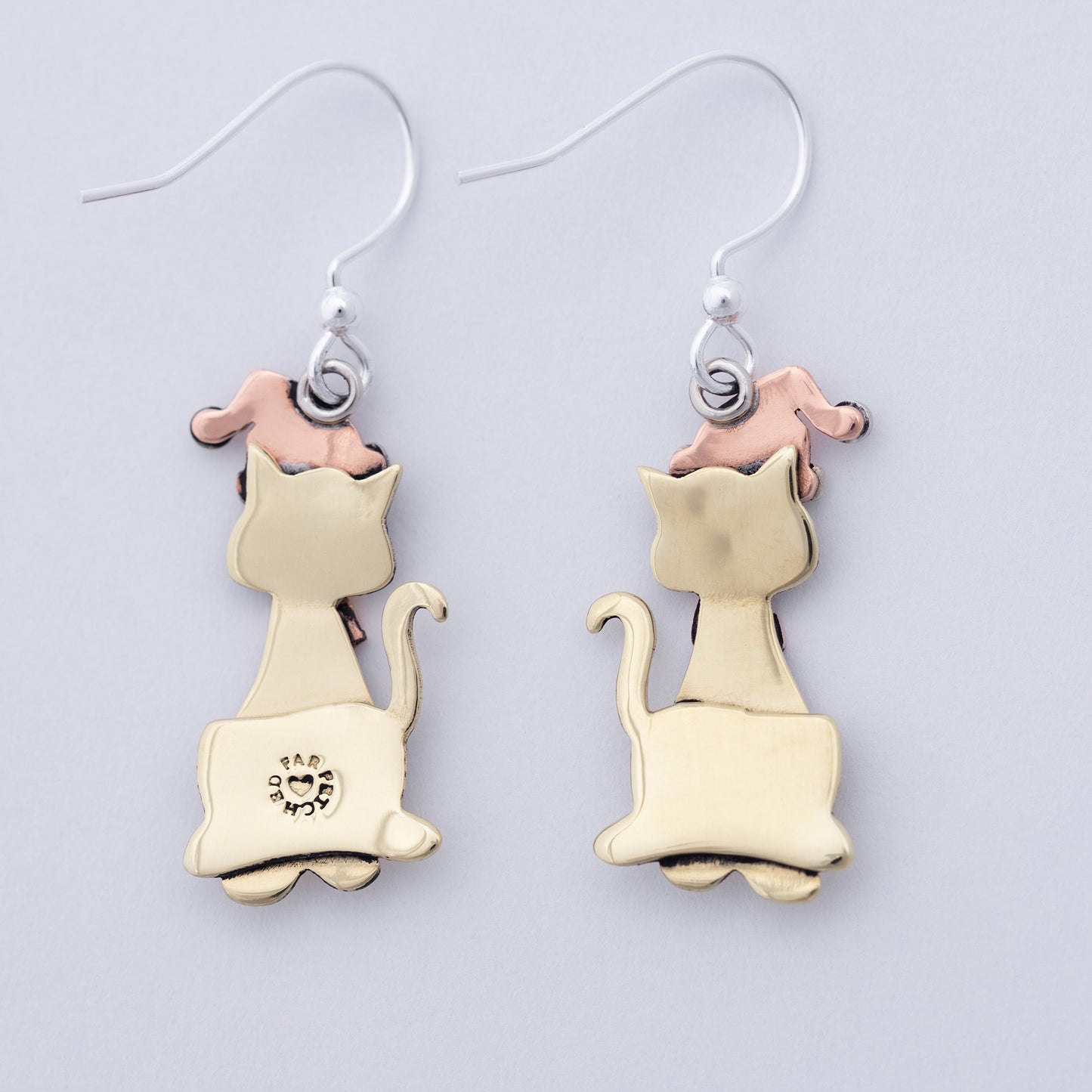 Holiday Pet Mixed Metal Earrings