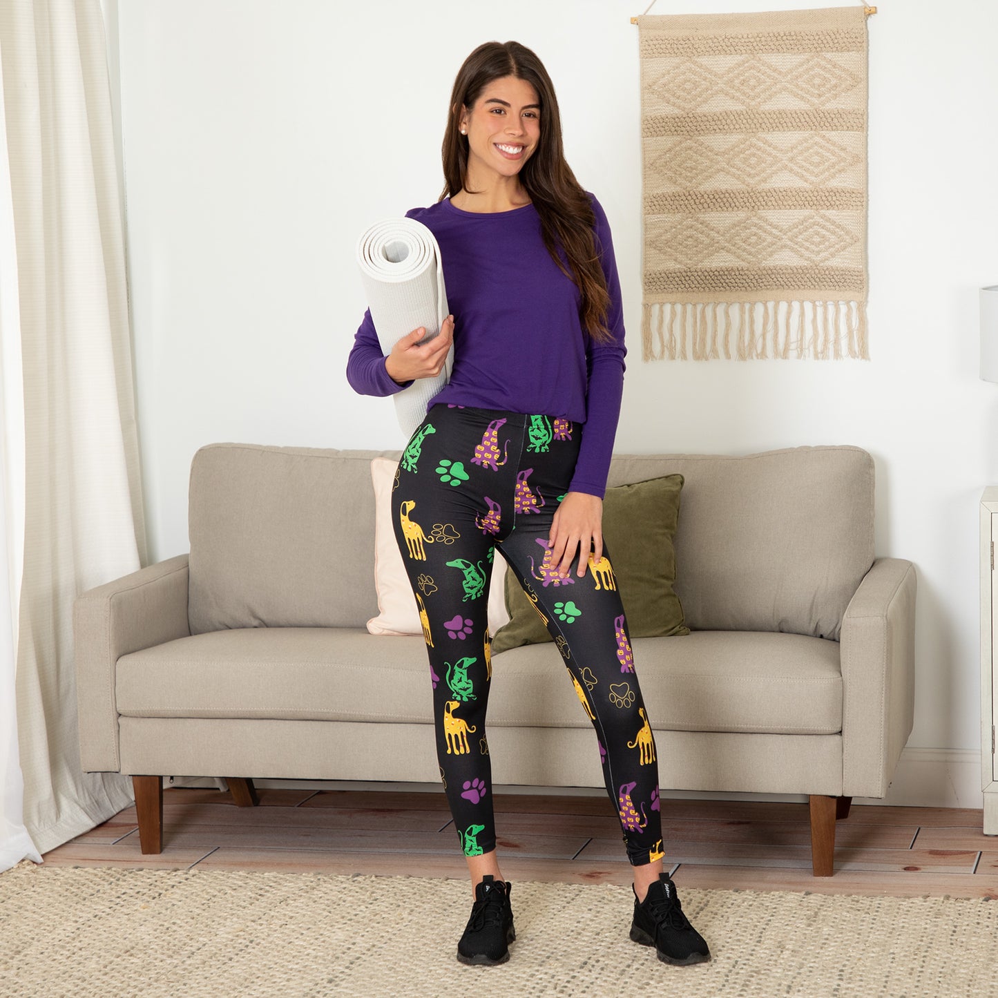 Pawsitively Comfy Halloween Leggings