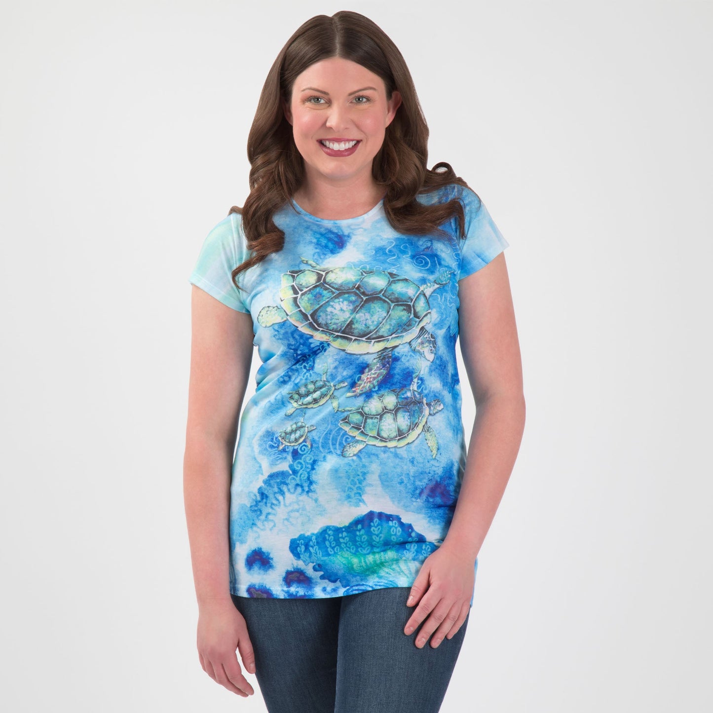 Diving Turtles Sublimation Tee