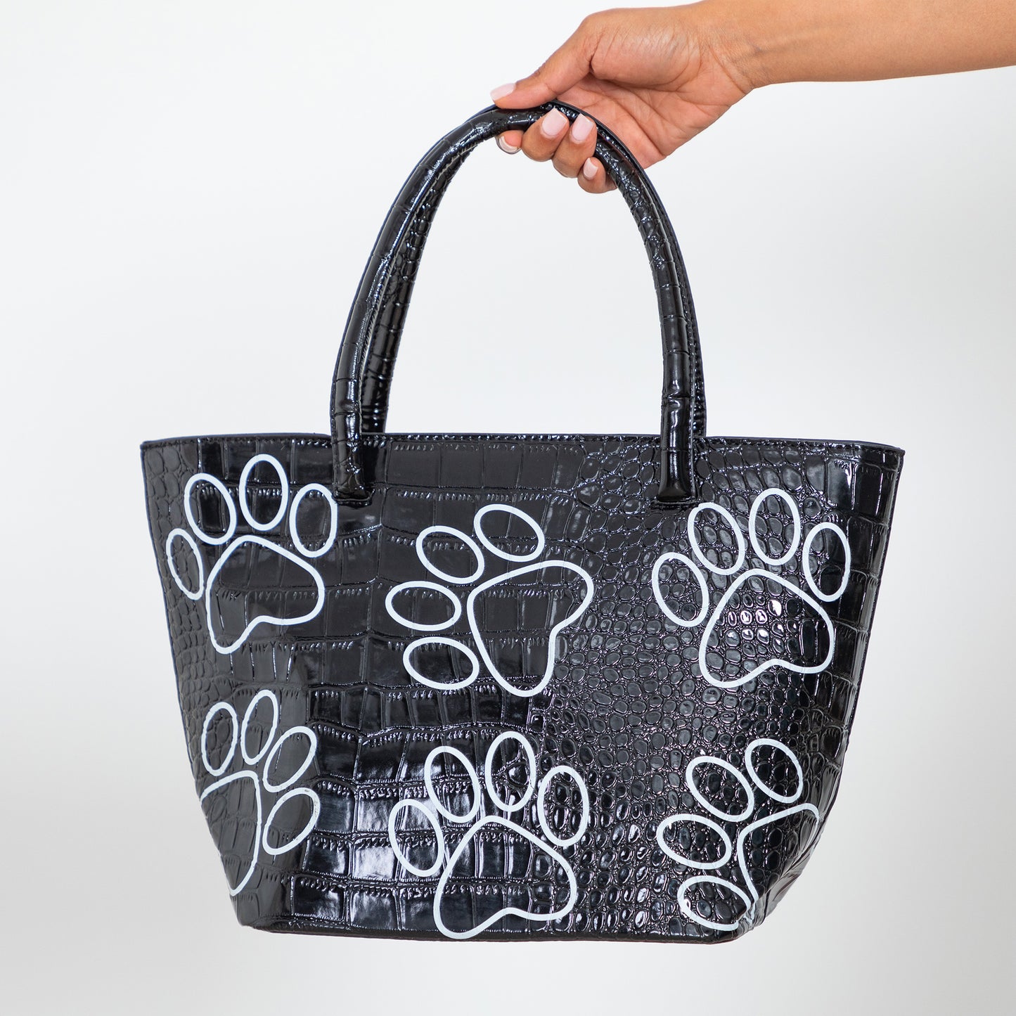 Patterned Paw Handbag