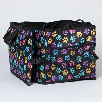 Paw Print Car Trunk Foldable Organizer