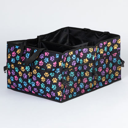 Paw Print Car Trunk Foldable Organizer