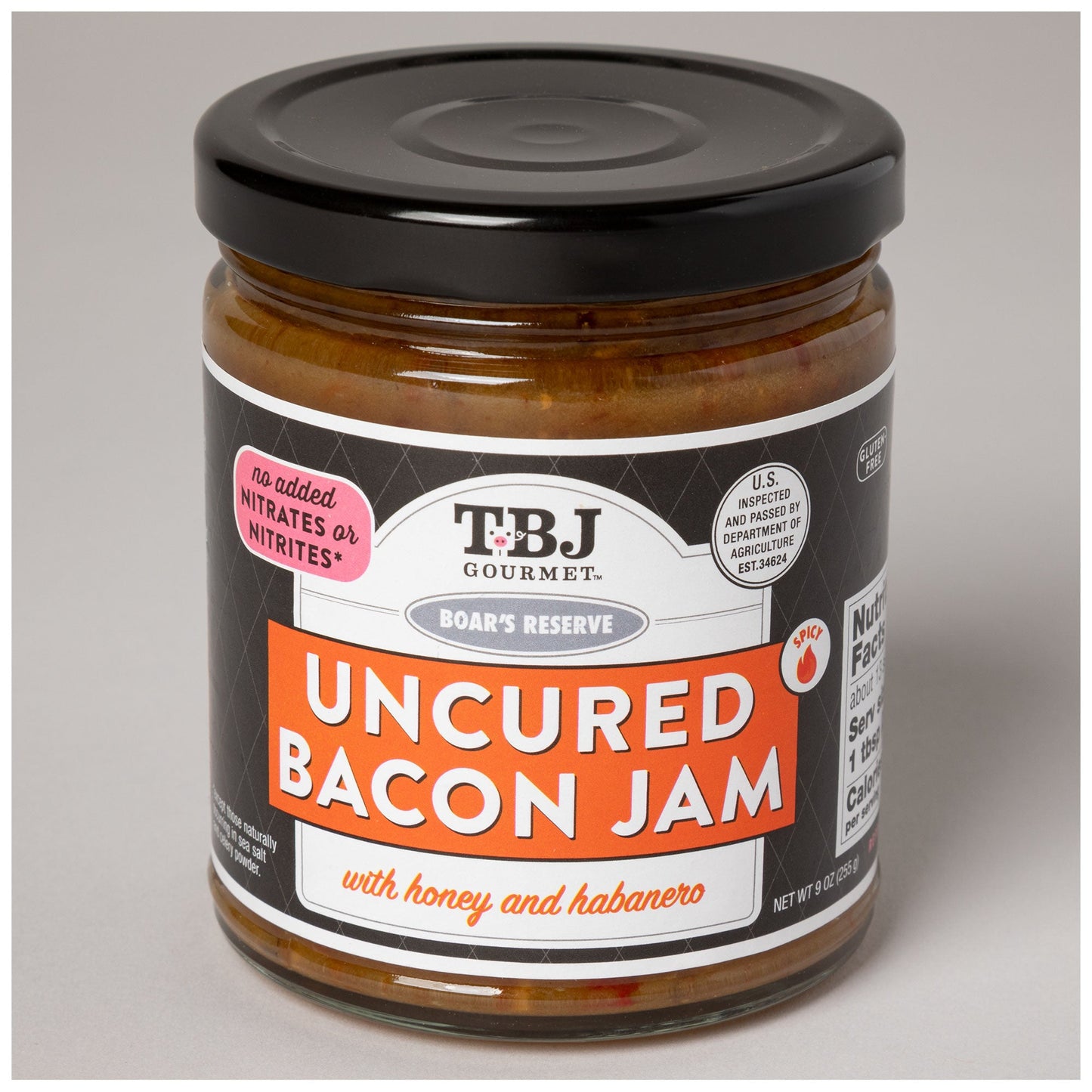 TBJ Gourmet&trade; Honey Habanero Uncured Bacon Jam