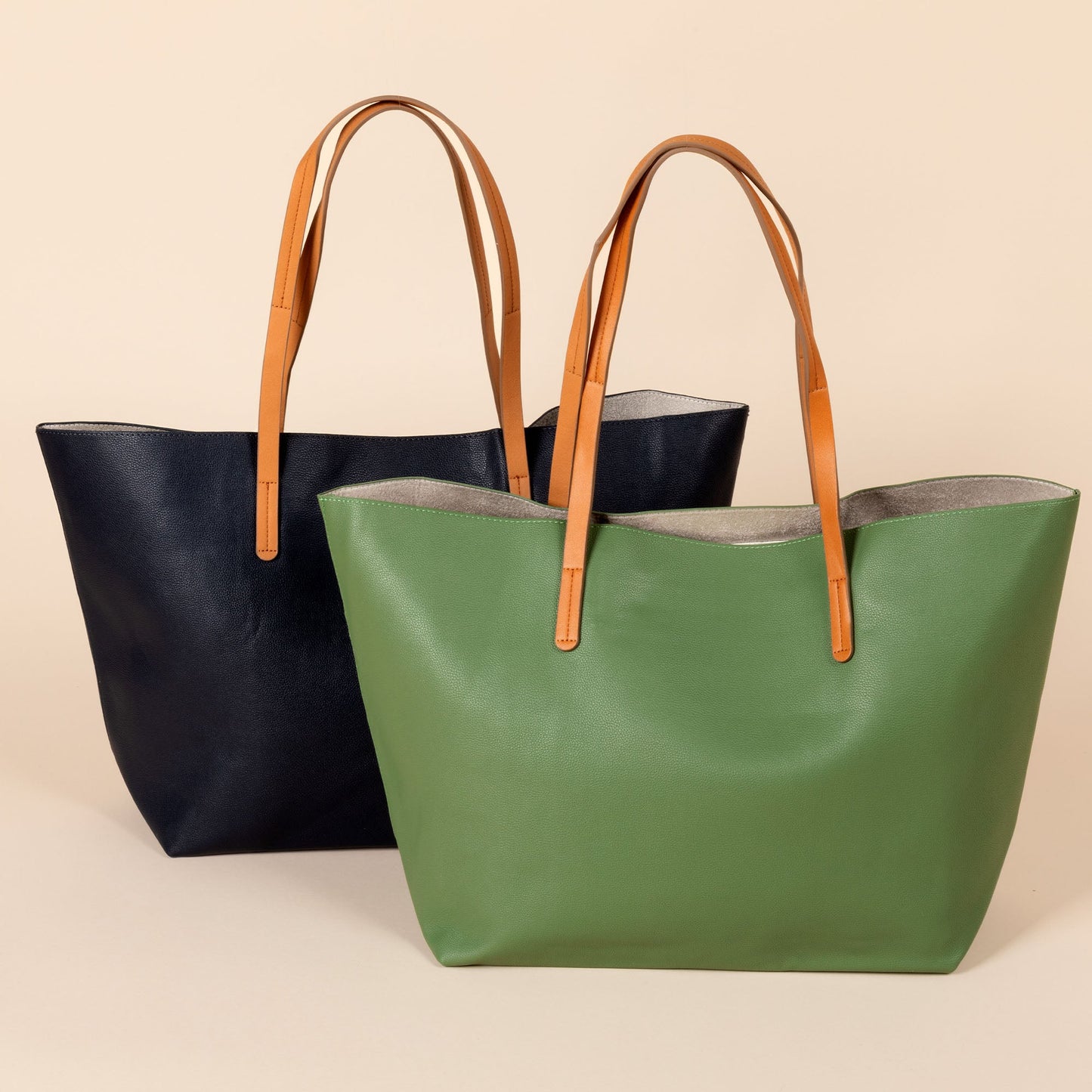 Vegan Leather Tote Bag