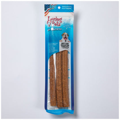 Loving Pets&reg; Be Chewsy 10" Bully Stick Alternative - 3 Pack