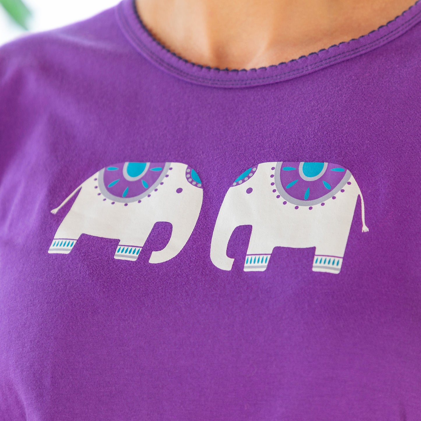 Elephant Fun Pajama Shorts Set
