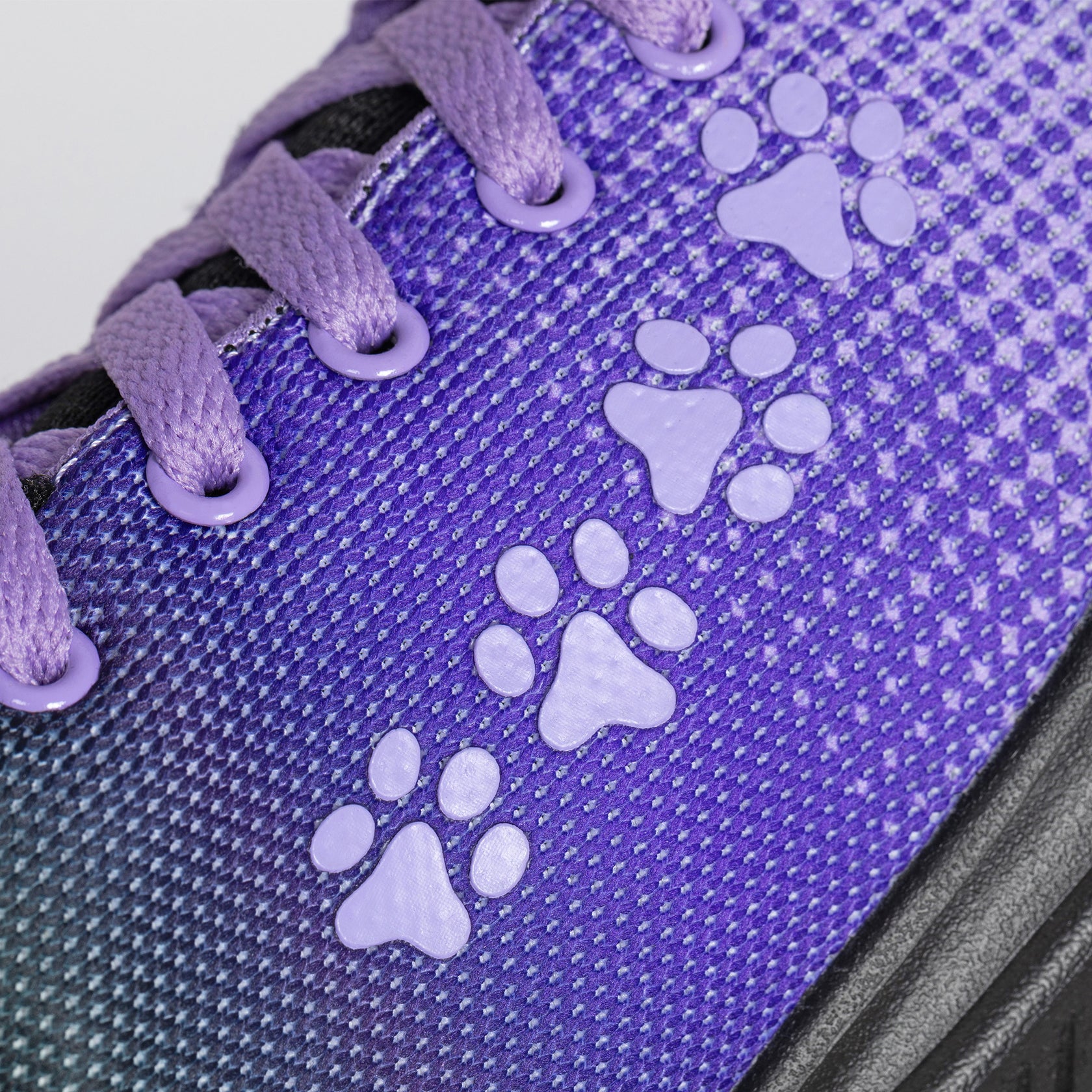 Yarn Paw Print Men's Low Top Shoes