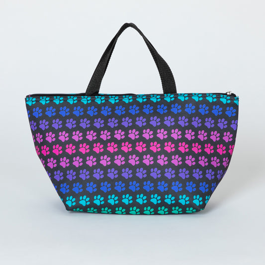 Paw Print Insulated Cooler Tote Bag