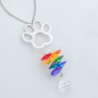 Rainbows & Paws Ornament