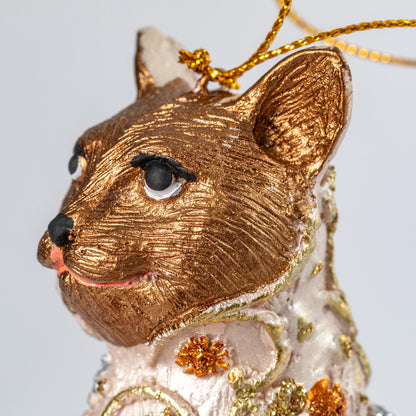 Cute Cat Beaded Ornament