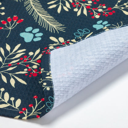 Winter Paws & Gnomes Kitchen Towel - Set of 2