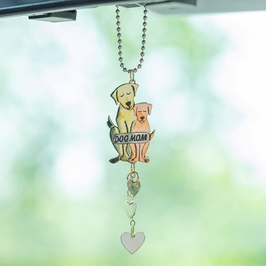 Pet Parent Mixed Metal Car Charm