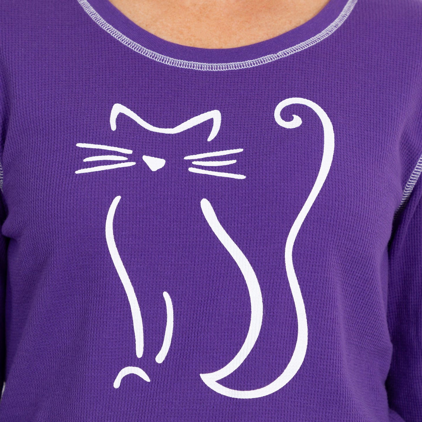 Pet Sketch Thermal Long Sleeve Top