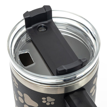 Paw Print Vacuum Sealed Stainless Steel Tumbler - 40 oz