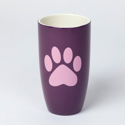 Paws & Prints Tall Ceramic Mug