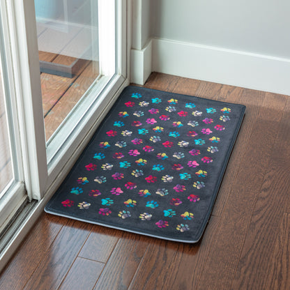 Perfectly Paw Patterned Memory Foam Mat