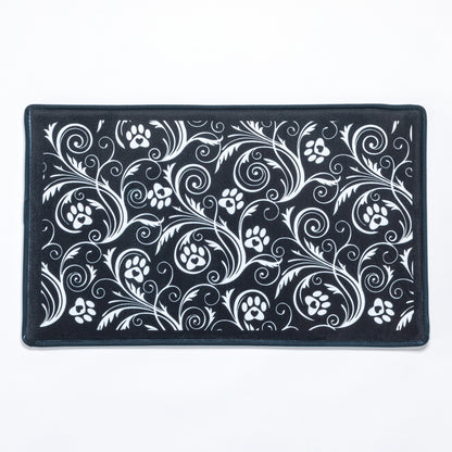 Perfectly Paw Patterned Memory Foam Mat