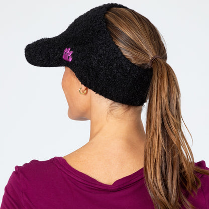 Paw Print Warm Ponytail Baseball Hat