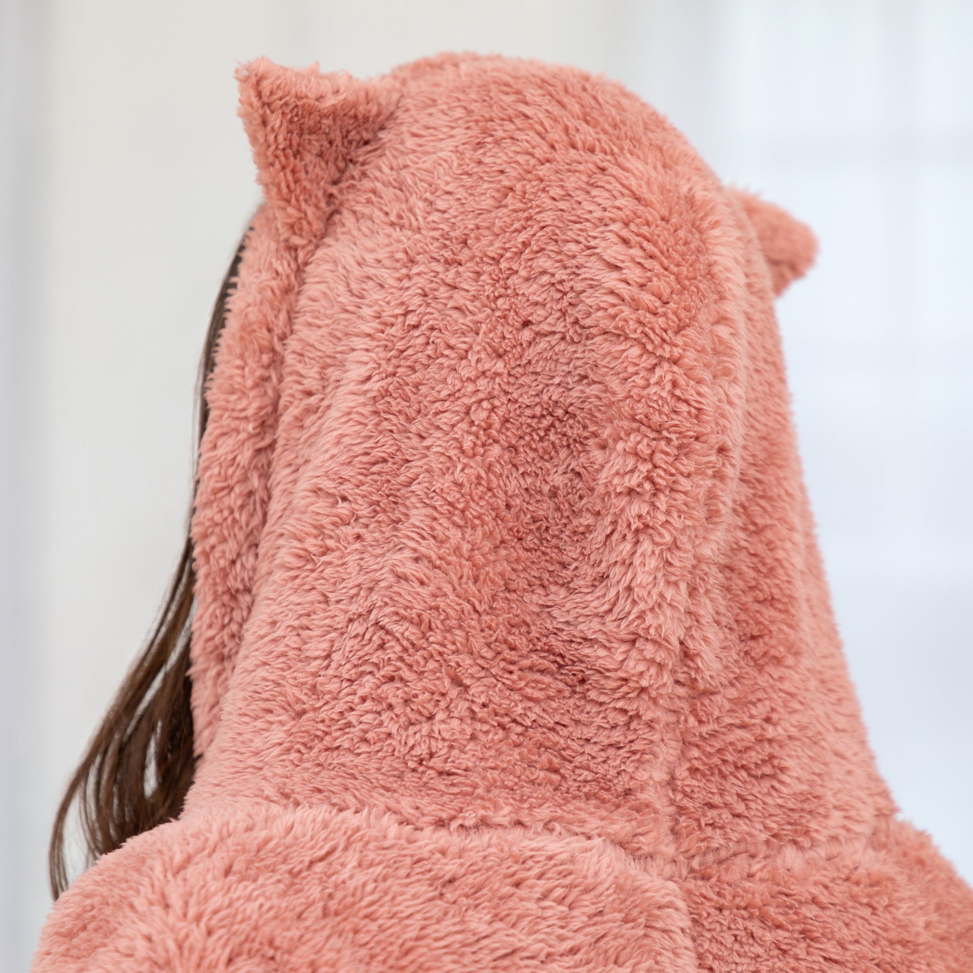 Fluffy cat hoodie discount