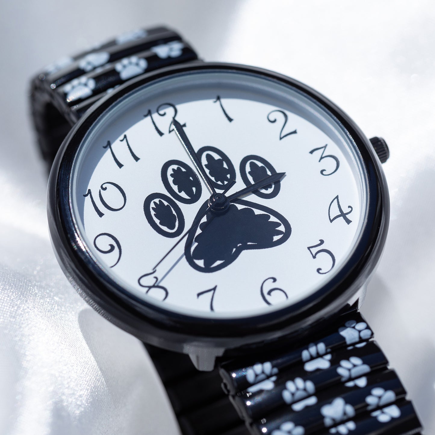 Paw Print Stretch Band Watch