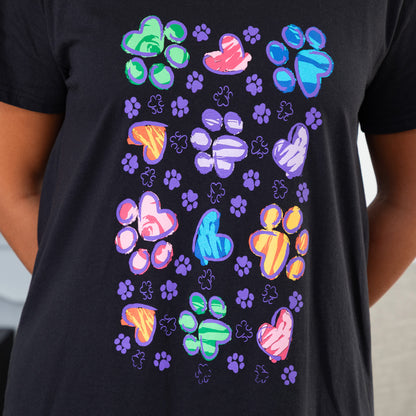 Paws & Hearts Splatter Nightgown