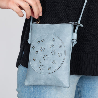 Cut Out Paws Crossbody Purse