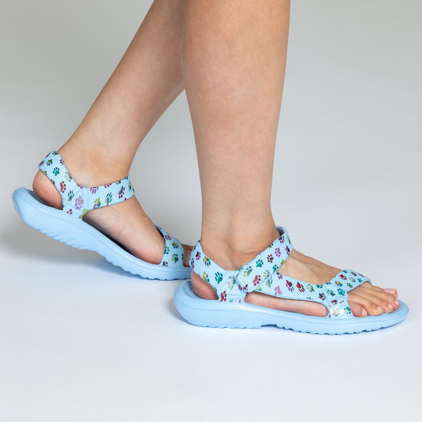 Paw Print Lightweight Anywhere Sandals