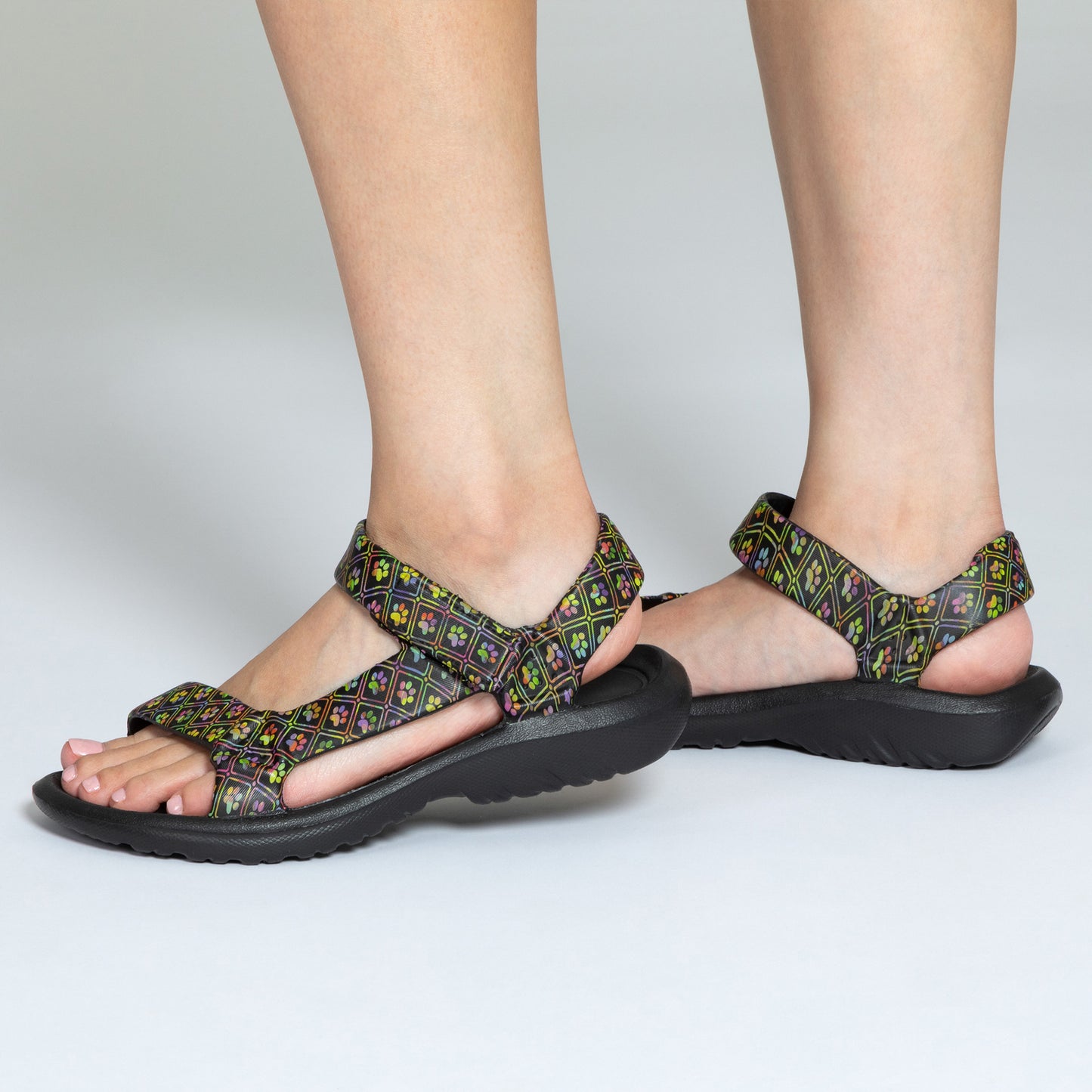 Paw Print Lightweight Anywhere Sandals