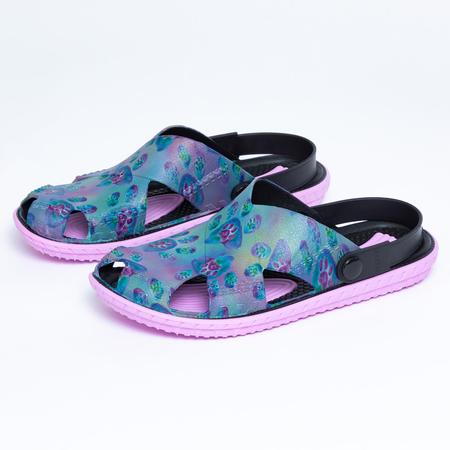 Paw Print Slingback Summer Sandals