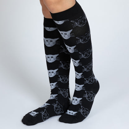 Fun Print No Slip Moderate Compression Socks