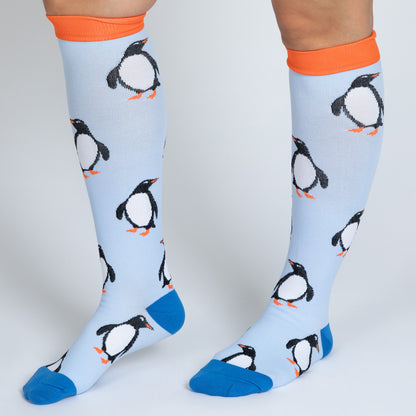 Fun Print No Slip Moderate Compression Socks