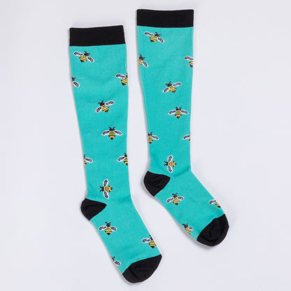 Fun Print No Slip Moderate Compression Socks