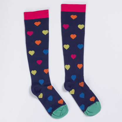 Fun Print No Slip Moderate Compression Socks