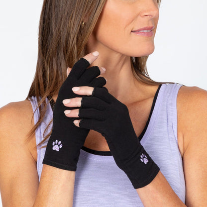 Paw Print Compression Gloves