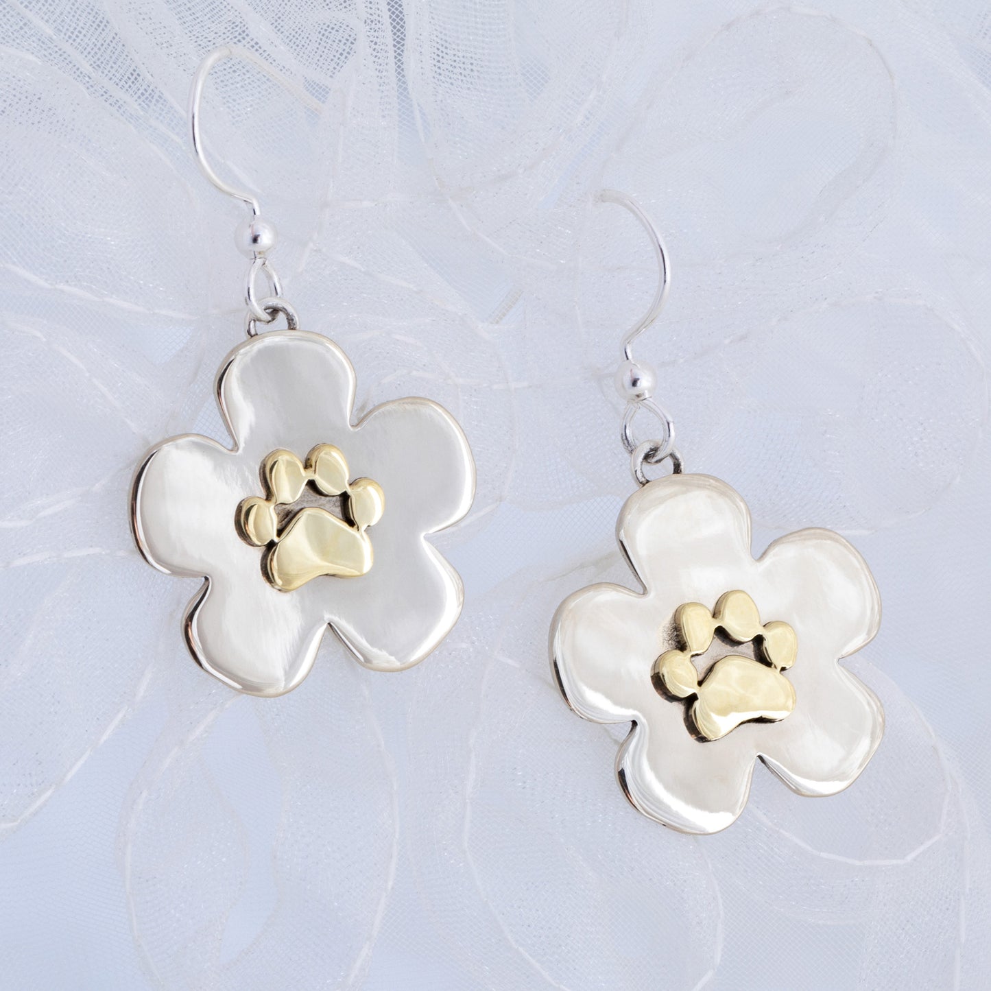 Daisy Love Paw Earrings