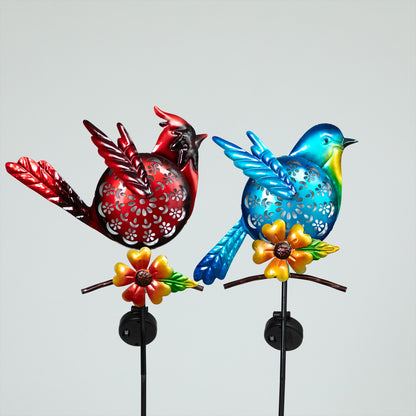 Tweeting Bird Solar Garden Stake