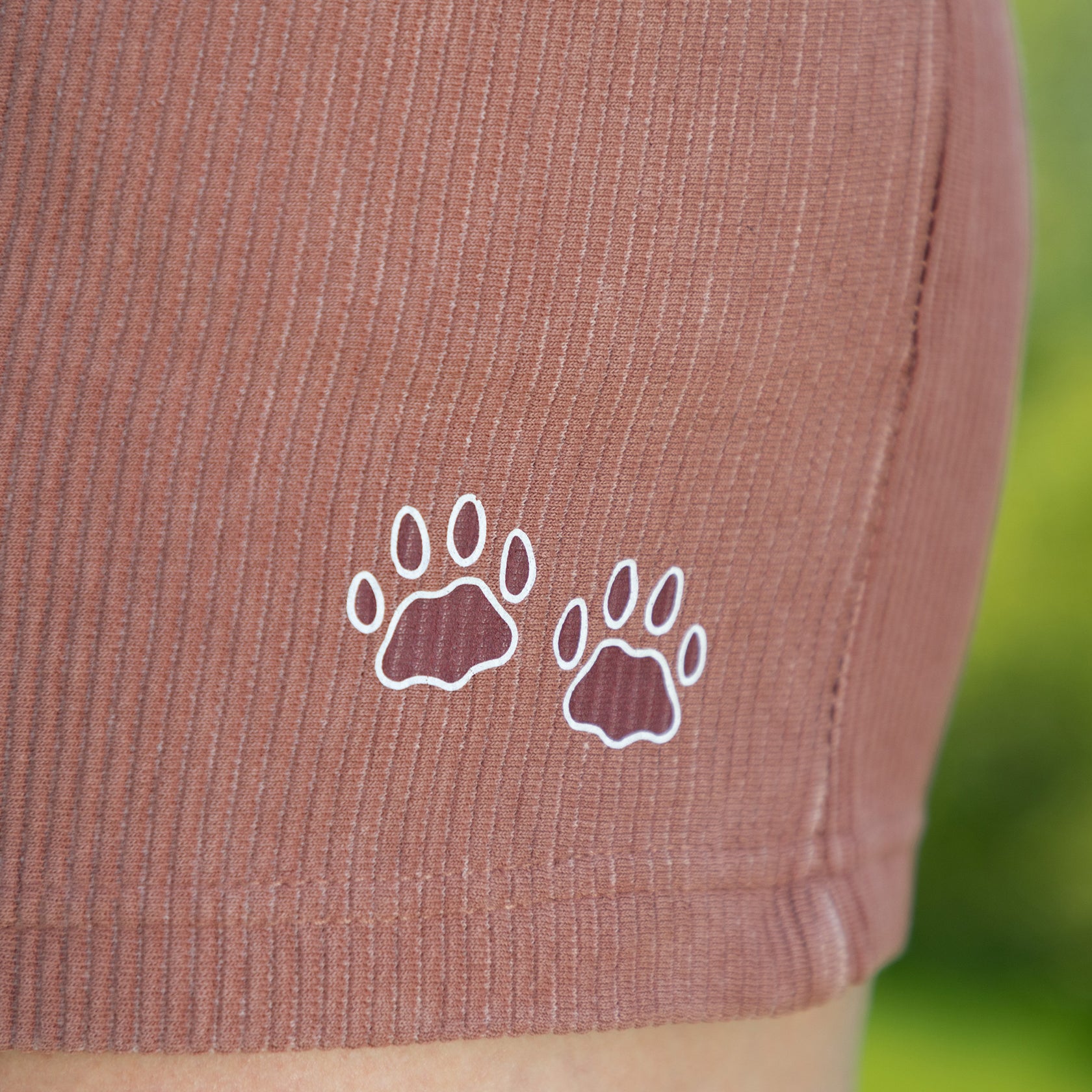 Paw Golden Retriever Pattern Print Women's Shorts