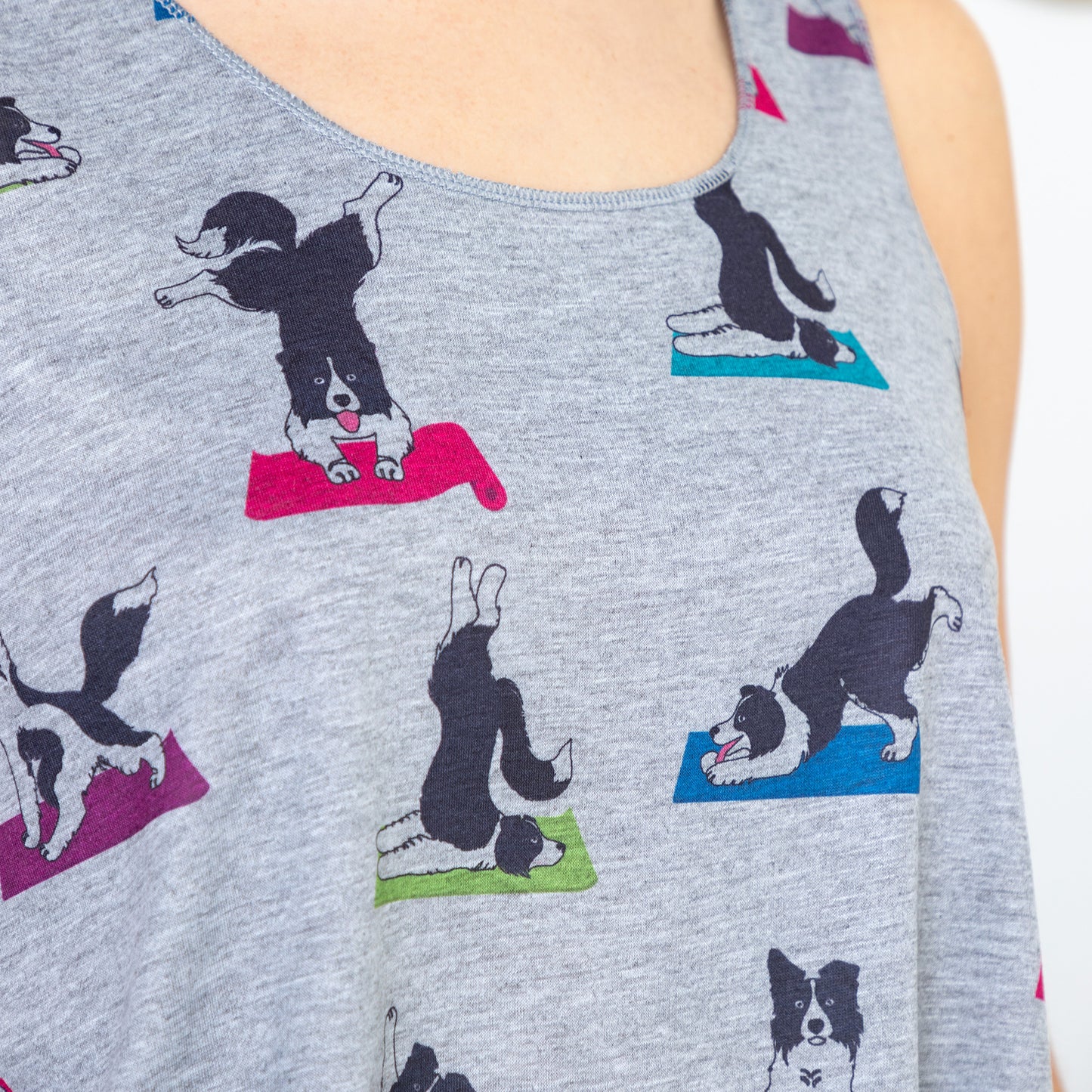 All Over Dog Yoga Tank Top