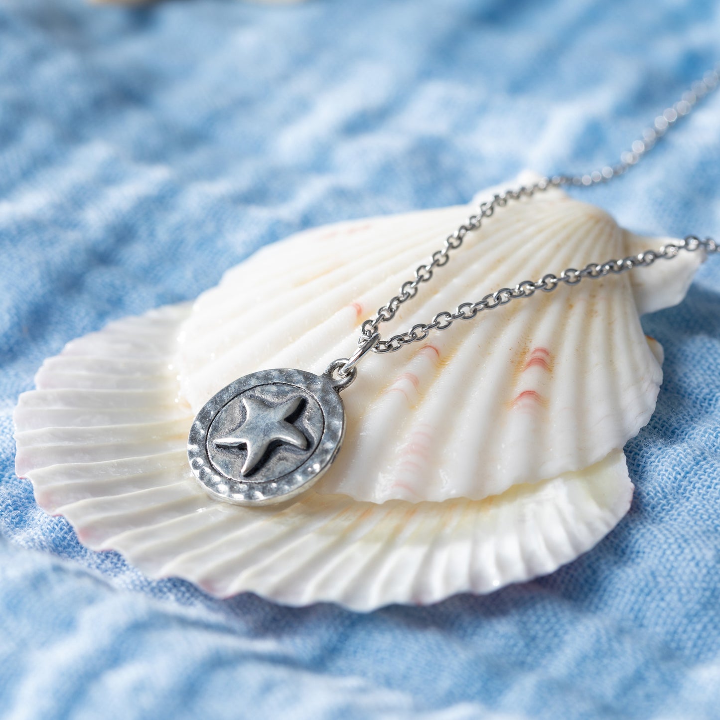 Under the Sea Pewter Necklace