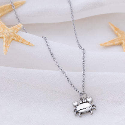 Under the Sea Pewter Necklace