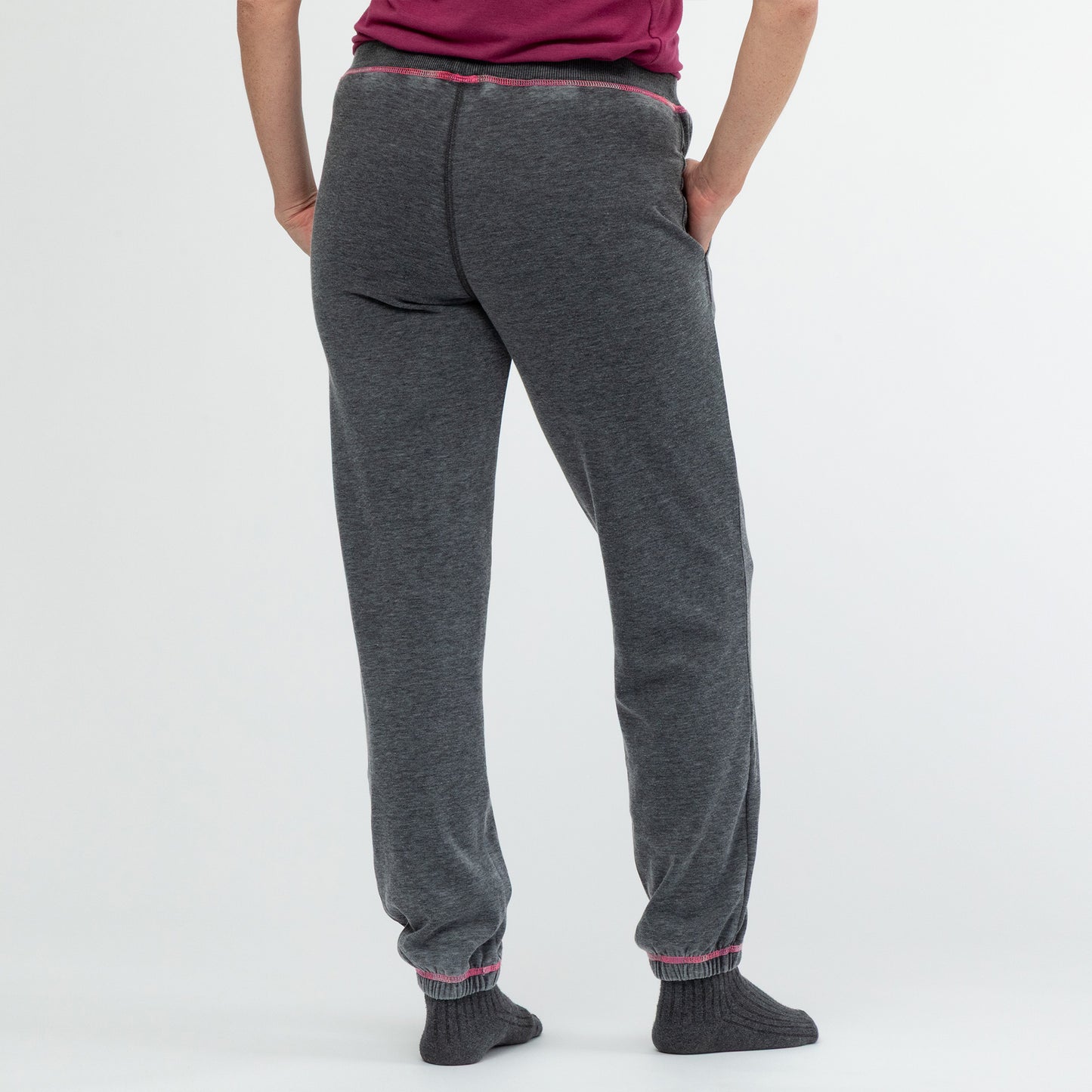 Walking Paws Burnout Sweatpants with Pockets