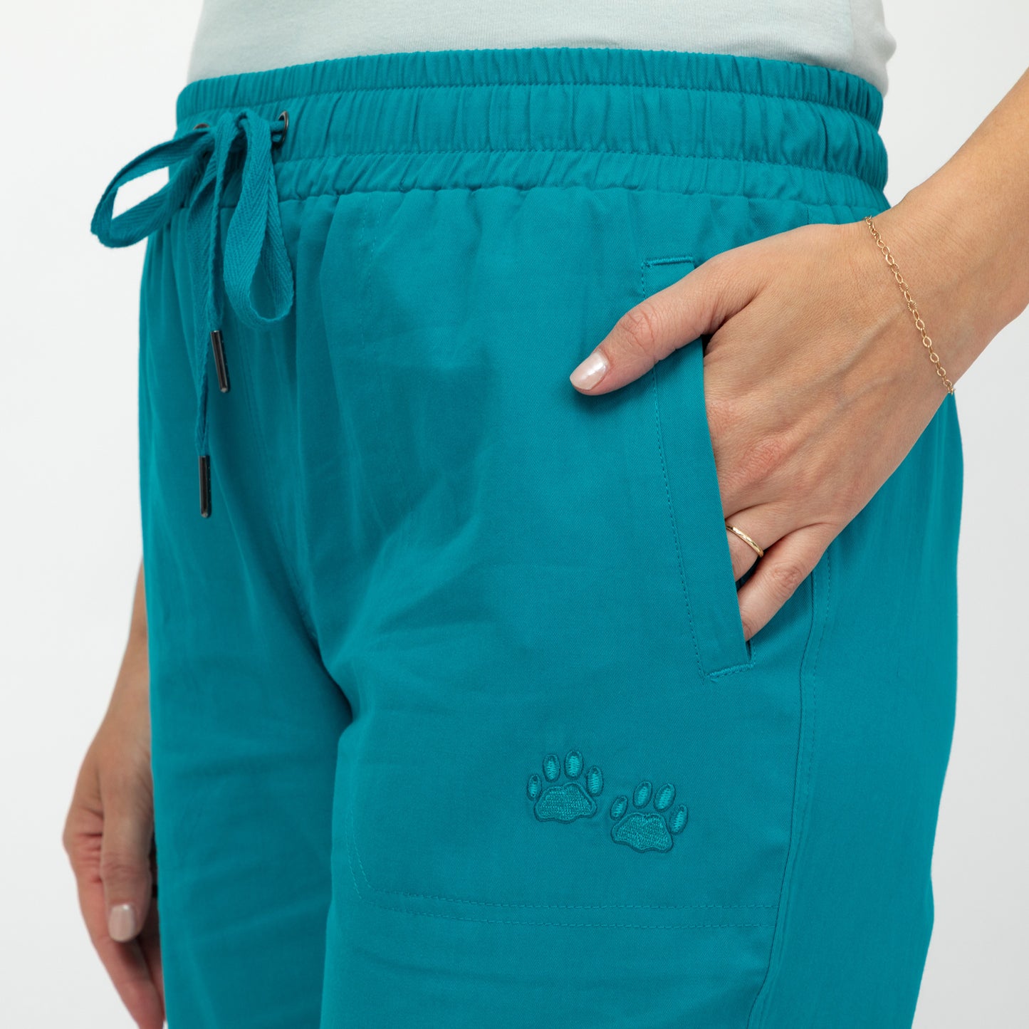 Paw Print Convertible Pants