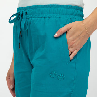 Paw Print Convertible Pants