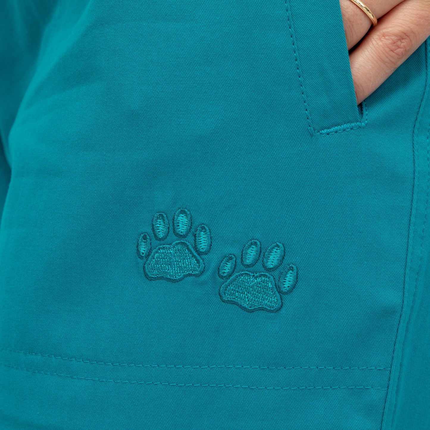 Paw Print Convertible Pants