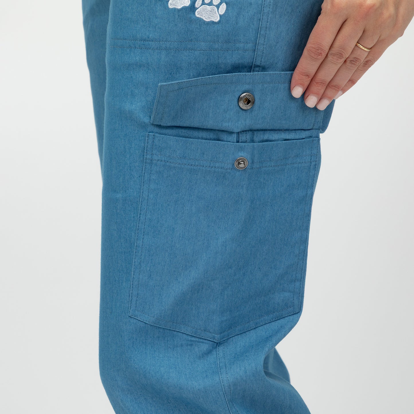 Paw Print Convertible Pants