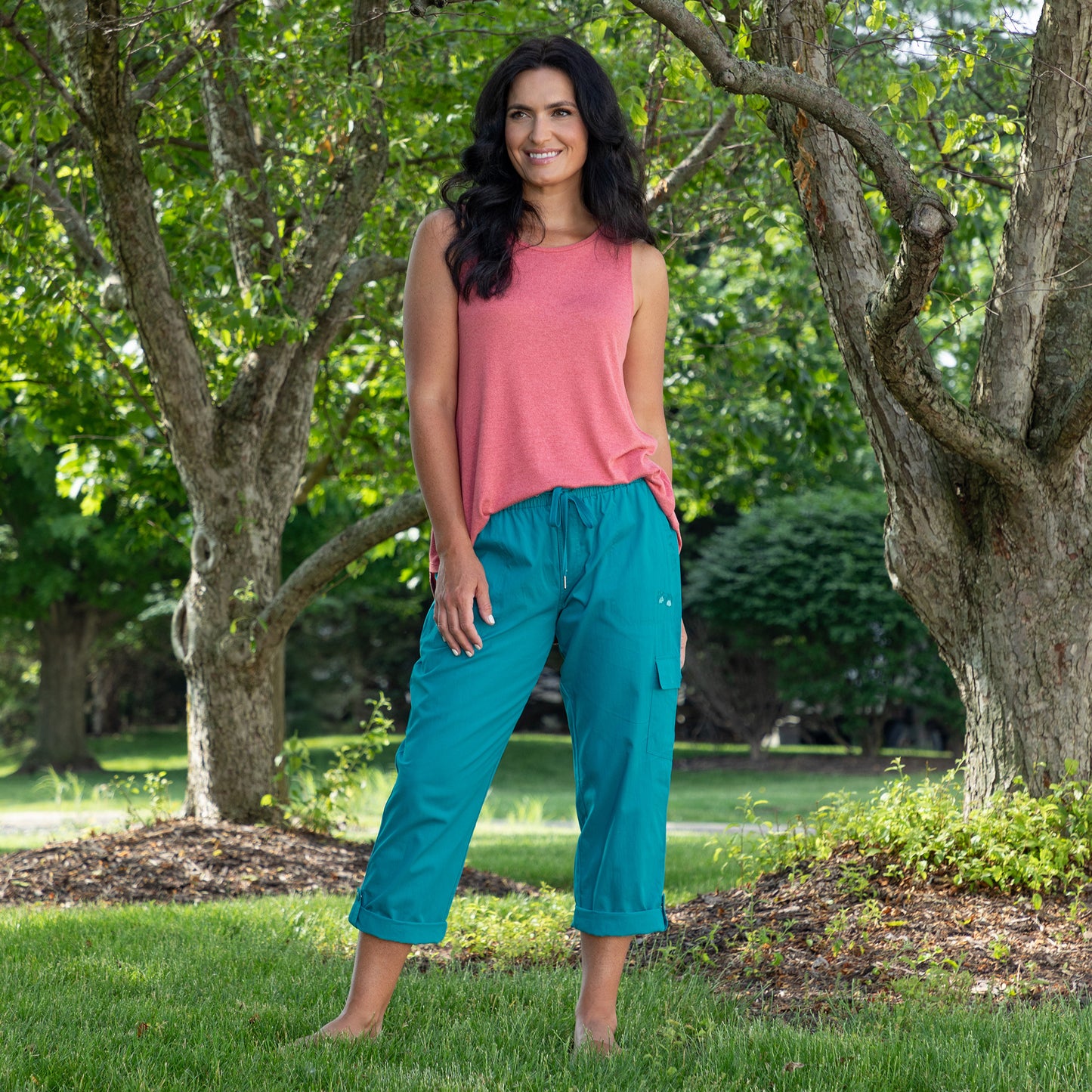 Paw Print Convertible Pants